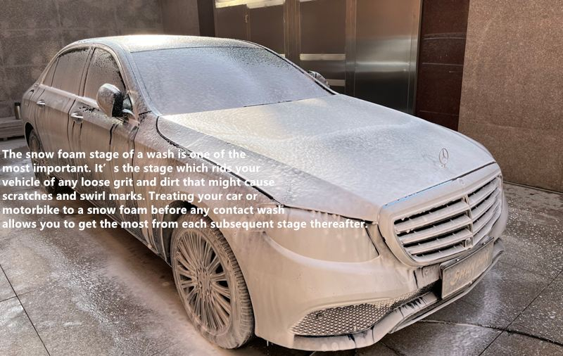 car care & cleanings Snow foam lance 1L pressure washer foam gun Brass